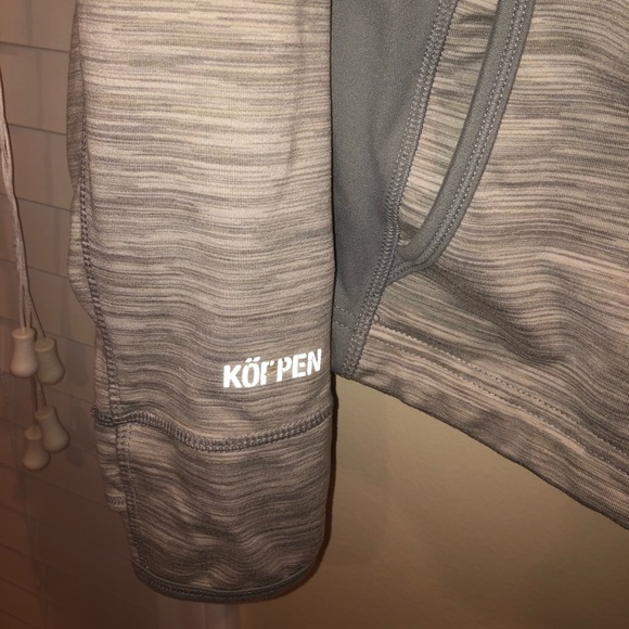 ⚡️KOPPEN Yoga Jacket Zip Up Gray XS Gym Athleisure - Picture 9 of 11
